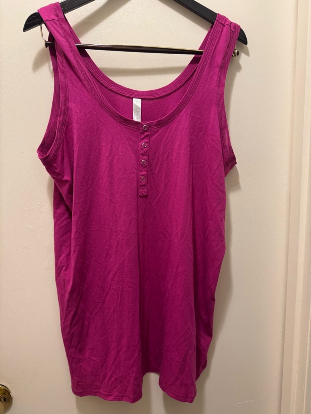 SLEEP by Cacique Women's Sleeveless Tank Top and Shorts Set - Fuchsia Pink